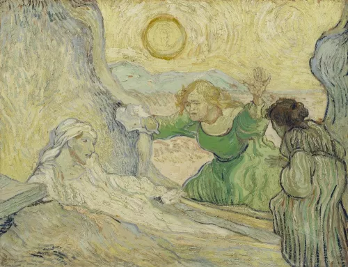 Vincent van Gogh, La resurrezione di Lazzaro (da Rembrandt), 1889, Van Gogh Museum, Amsterdam
