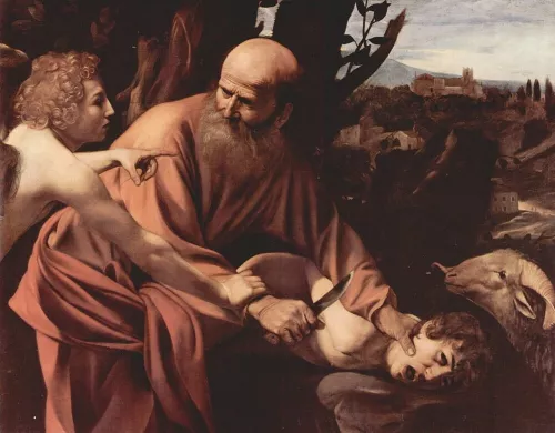 Caravaggio, Il sacrificio di Isacco, 1603