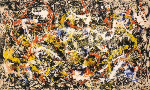 Opera di Jackson Pollock.
