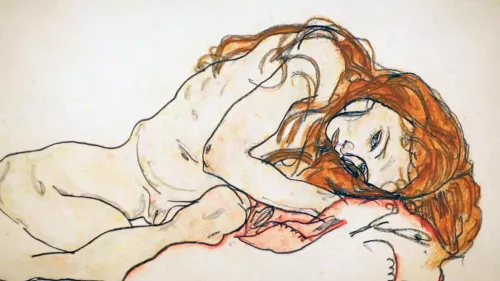 Opera di Egon Schiele.