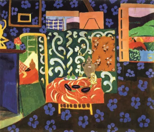 Henri Matisse, Interno con melanzane, 1911, Museo di Grenoble.
