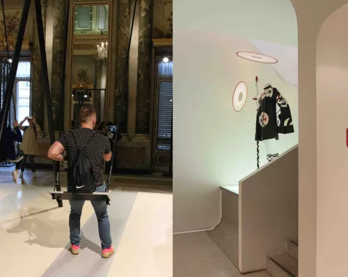 1. “Movements, installazione interattiva” di Philippe Malouin per Caesarstone, corso Venezia 16h)
2. "Blossom Rain”: istallazione di lampade e donne guerriere dello Studio Wieki Somers per la boutique di Alexander McQueen in via Verri 8