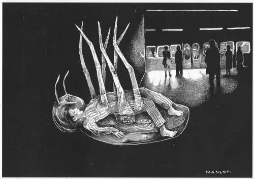 Illustrazione di Guglielmo Manenti.