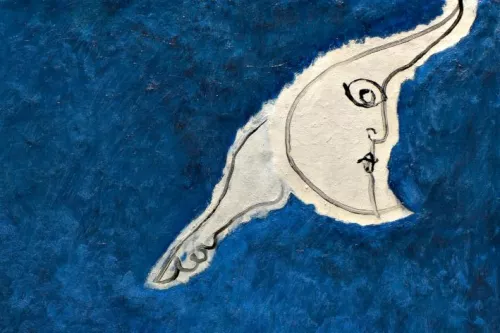 Osvaldo Licini, Amalassunta 1, 1949, olio su tela.