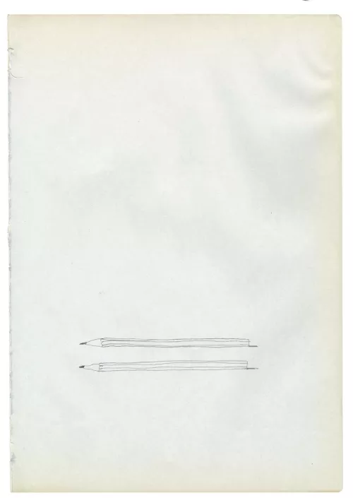 Disegno di due matite...